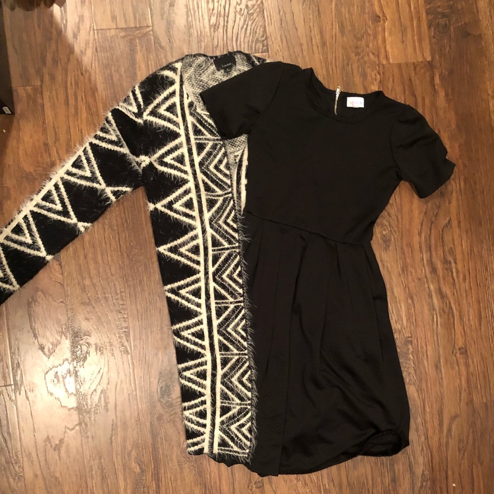 Black pocketed dress